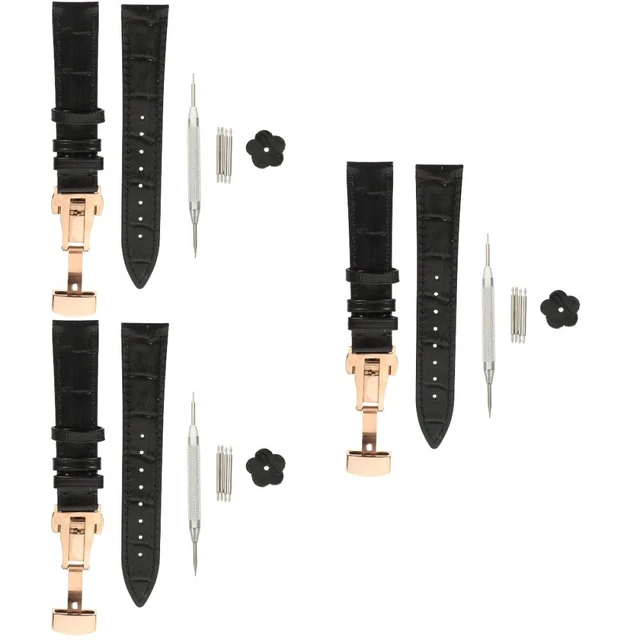 Cinturino Per Orologio In Vera Pelle, Vintage, Fatto A Mano, A - Foto 8