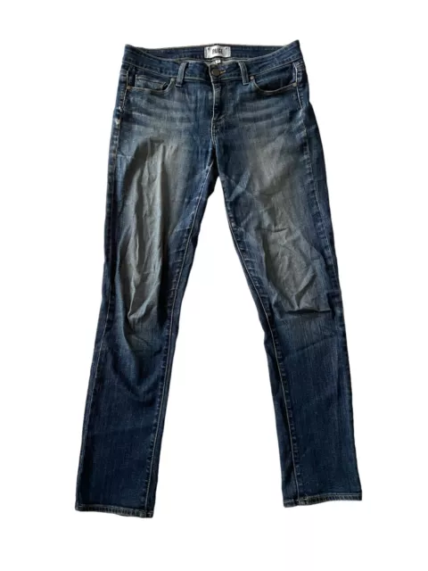 Paige Peg Skinny Jeans Blue Stretch Women’s Size 30x29 Good Condition
