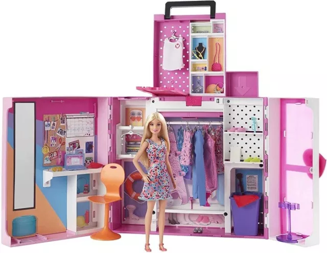 Mattel Barbie Armadio dei Sogni Playset con Bambola Bionda 2022