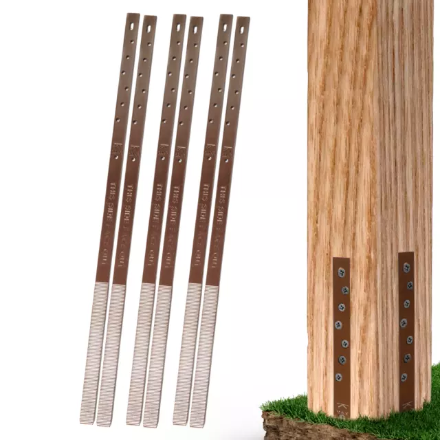 Post Buddy, The Easy Fence Post Repair - Pack of 6 (will repair 3 broken posts)