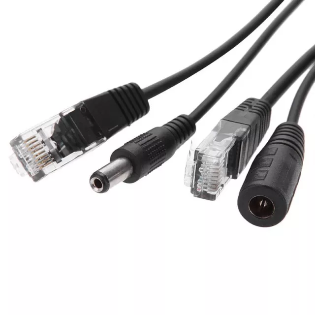 Power over Ethernet Passive PoE Adapter Injector + Splitter Kit 5v