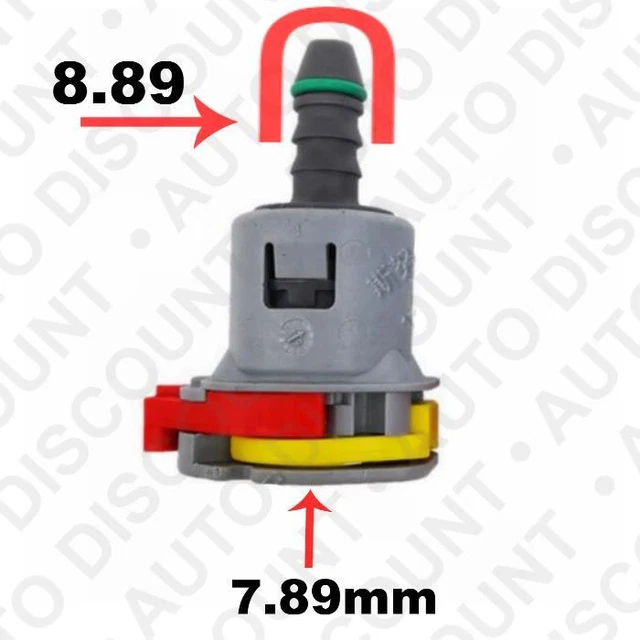 Raccord Droit Pour Durite De Carburant – Diamètre 9.89 X 8 Mm, Référence Connect 17392-DM-3