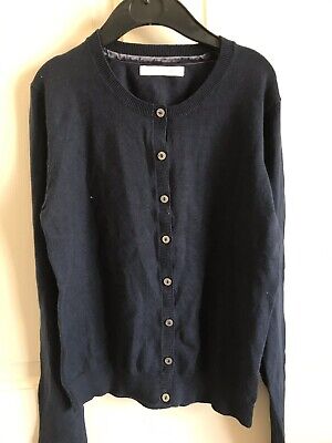 BNWOT Essential Next Cardigan. Girls. Navy. Age 12 Years. Soft Touch.