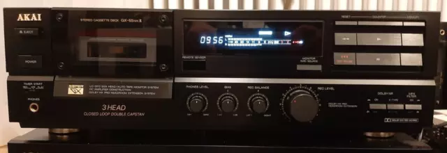 Akai GX-65 Tapedeck, Neue Riemen!Top Zustand! Made in Japan! Geprüft vom Händler