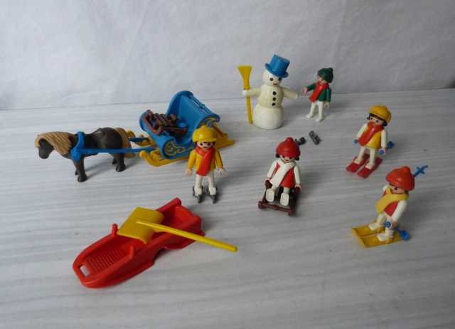 Playmobil Christmas 4890 pas cher, Père Noël et bonhomme de neige Playmobil Christmas 4890 pas cher, Père Noël et bonhomme de neige