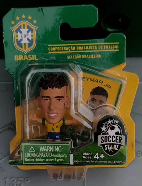 SoccerStarz Brazil Neymar Jr Home Kit 2014 Unopened 