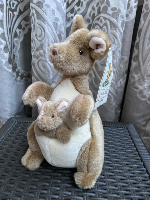 CLASSIC GUND WINNIE The Pooh Kangaroo And Roo Soft Toy, 26 cm £14.99 ...