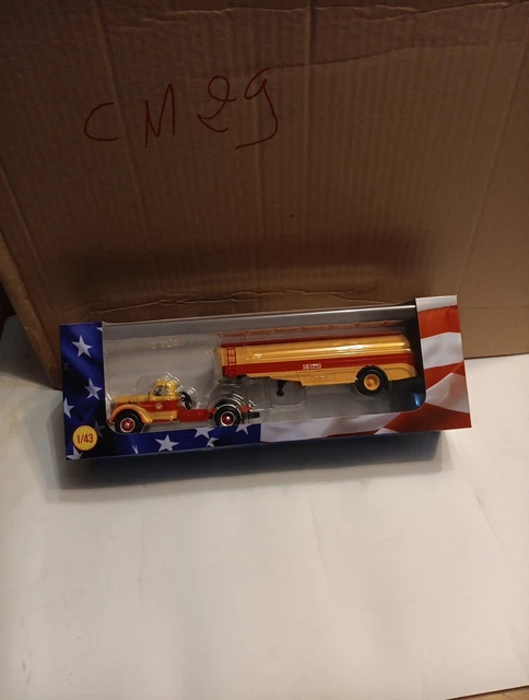 Modèle Réduit 1/43 Freightliner FLD 112 Camion Américain 1990 - Marque Altaya - Neuf
