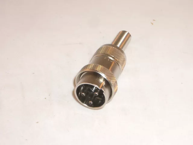 Amphenol 91-Mc3M 3 Pin Microphone Plug Connector For Shure 55 & Collins 32Ra