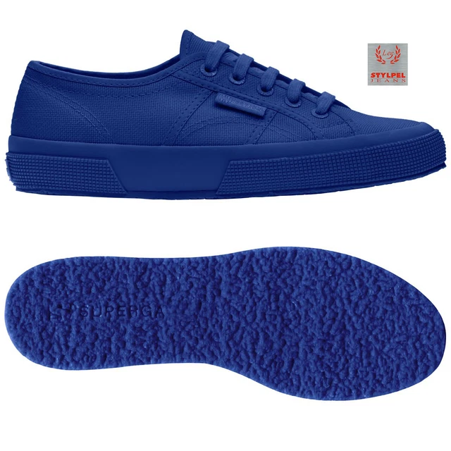 Scarpe SUPERGA originali 2750 COTU CLASSIC S000010 TOTAL BRIGHT BLUE UNISEX