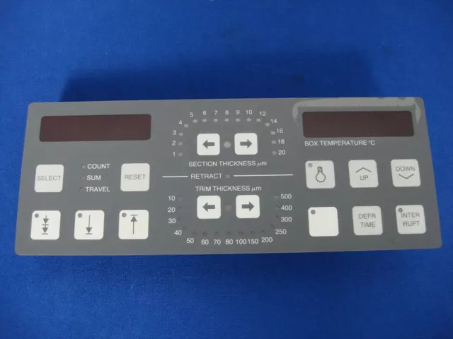 Microm HM505E Cryostat Microtome Control Operator Panel Board PCB w/ Warranty