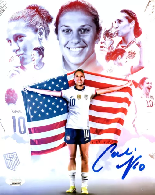 Carli Lloyd Autograph Signed 8X10 Photo #9 Uswnt Soccer World Cup Jsa