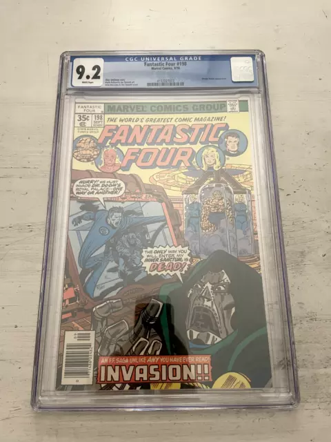 Cgc Fantastic Four #198 1978 Marvel Doctor Doom App 9.2!!!