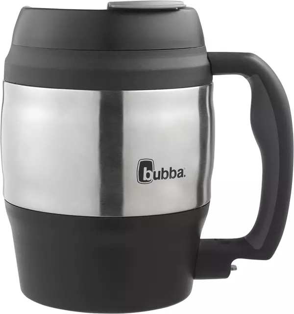 Bubba Classic Insulated Mug, 52Oz Double-Insulated Mug with Handle, Bottle