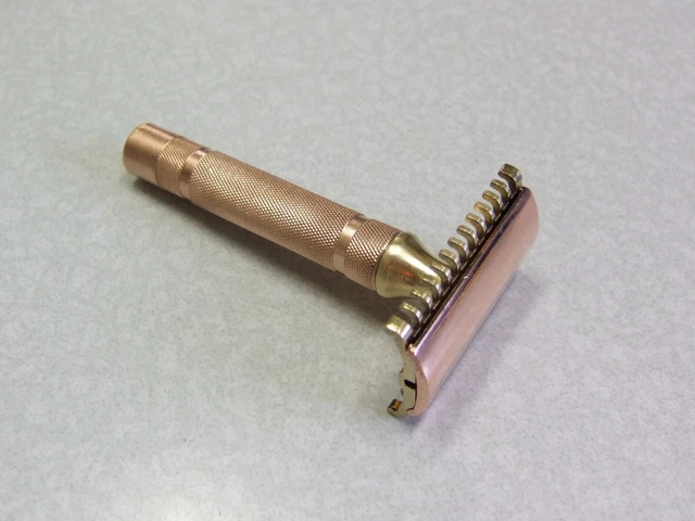 Vintage Gillette 1930'S NEW Bar Handle DE Safety Razor 3