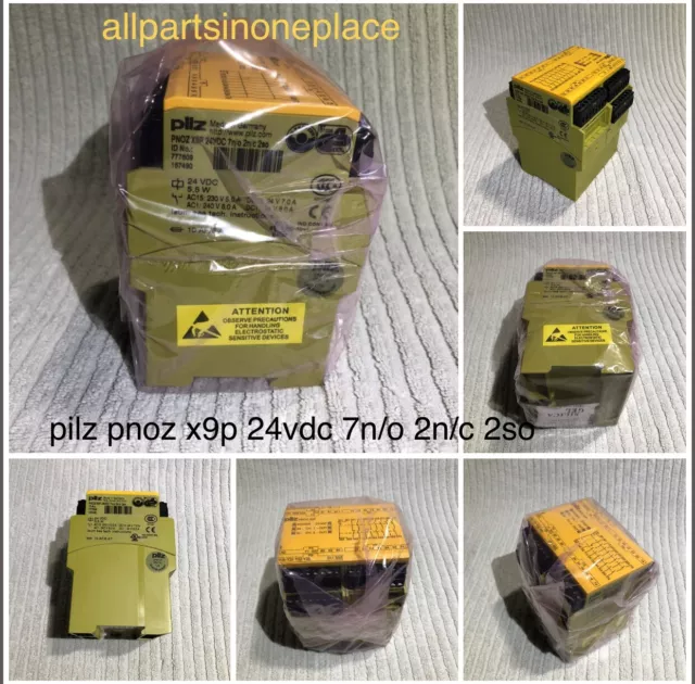 Pilz PNOZ X9P 24VDC 7N/O 2N/C 2SO 5.5w 24v-dc Safety Relay