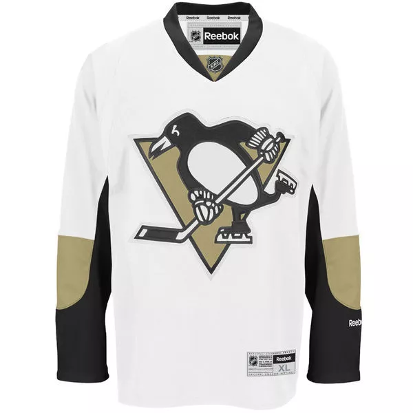 NHL Trikot Pittsburgh Penguins blank weiß Premier Eishockey Jersey