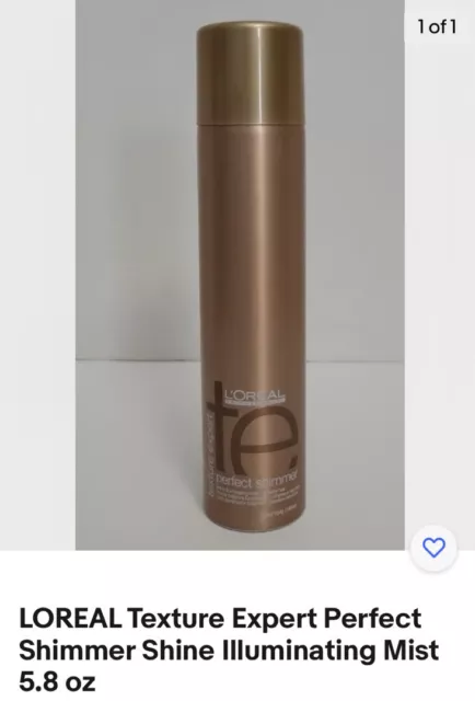 LOREAL Texture Expert Perfect Shimmer Shine Illuminating Mist 5.8 oz