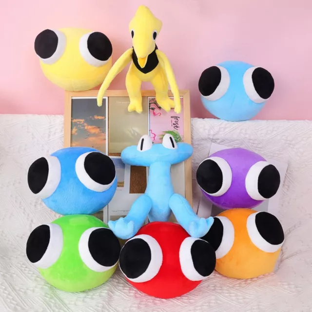 Akayoo Rainbow Friends Chapter 2 Cuddly Toy, Rainbow Friends Chapter 2  Cyan, 9.8 In New Rainbow-Friends Chapter 2 Cyan Vs Yellow Plush Toy, for  Kids