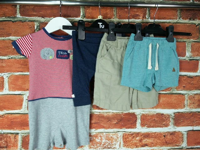Baby Boy Bundle Age 3-6 Months Next Gap Romper Shorts Trousers Summer Set 68Cm