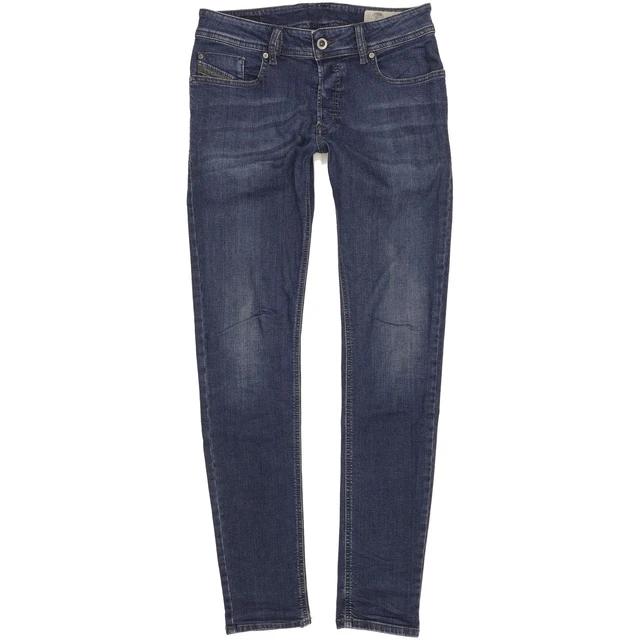Jeans Diesel Sleenker Homme - Taille W29 L32 - Coupe Skinny Stretch - Bleu - Occasion Parfait État
