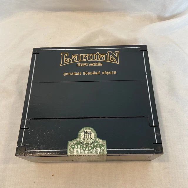 Cigar Box Drew Estate Larutan EMPTY Wooden Storage Stash Box