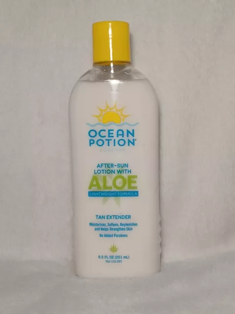 OCEAN POTION AFTER -Sun Lotion w/Aloe Tan Extender 8.5 oz Hard to Find ...