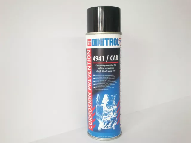 Dinitrol Car/4941 - Protettivo Nero Per Sottoscocca - Spray 500 Ml - Antiruggine