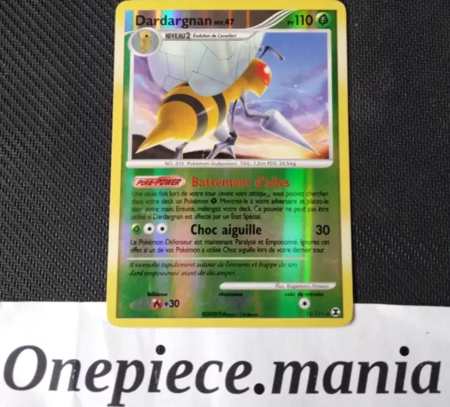 Rare Pokemon Card Holo Reverse Dardargnan 110PV 15/111 (Emerging Rivals)