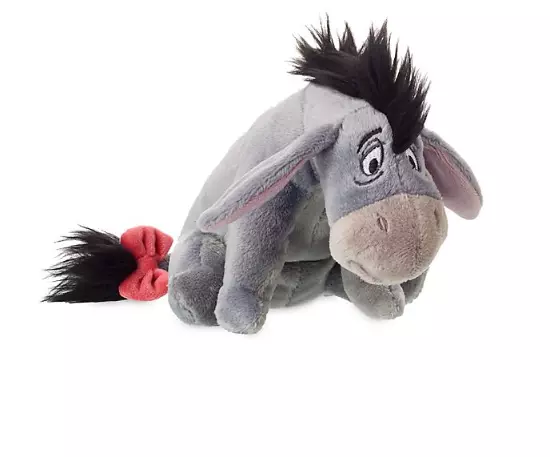 New Official Disney Winnie The Pooh EEYORE 13cm Soft Bean Plush Toy