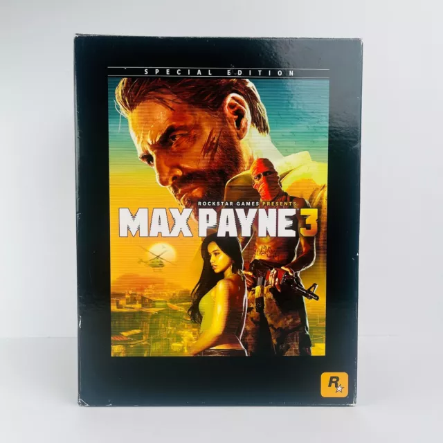Max Payne 3 PC Special Edition Video Game Rockstar Games Figure New and Sealed