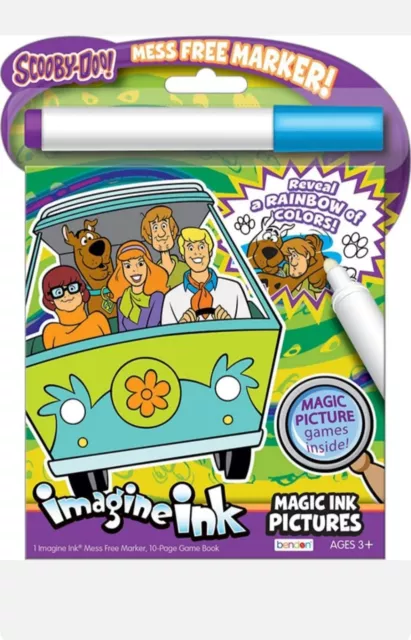 Scooby Doo Imagine Ink Magic Pictures Coloring & Activities Book