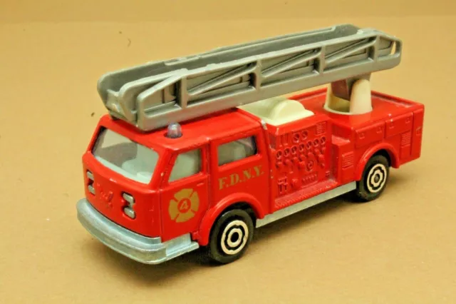 Majorette 207 FDSF Ladder Fire Engine Pompier France 1/100 MajoretteBox1