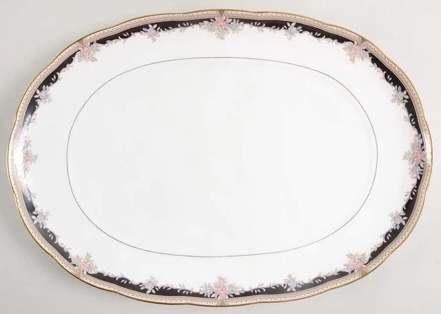 Noritake Palais Royal Oval Serving Platter 457885 Noritake Palais Royal Oval Serving Platter 457885