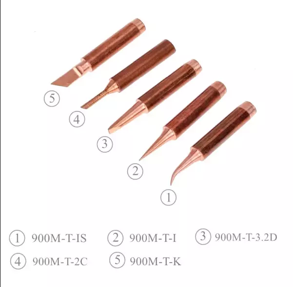 Solder Soldering Iron Tips Standard Size Accessories Electrical Parts Copper