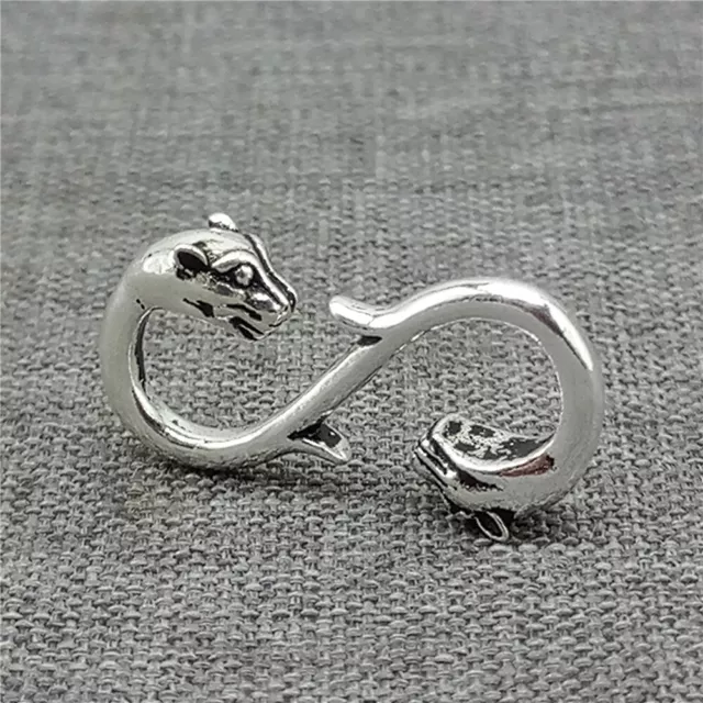 2pcs of 925 Sterling Silver Dragon S Hook Clasp Connector for Bracelet Necklace