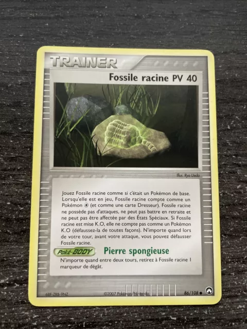 Fossile Racine Pv 40 Unco - Pokemon 86/108 Ex Gardiens Du Pouvoir Neuf Fr