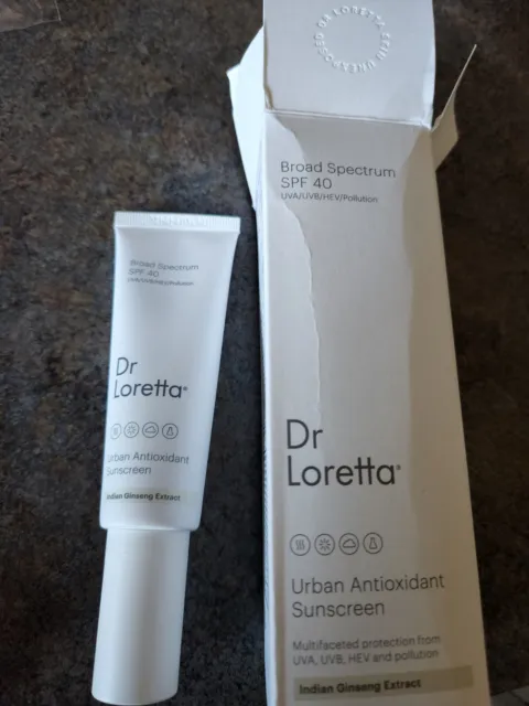 Dr Loretta Urban Antioxidant Sunscreen Broad Spectrum SPF 40 Full Size 1.7oz