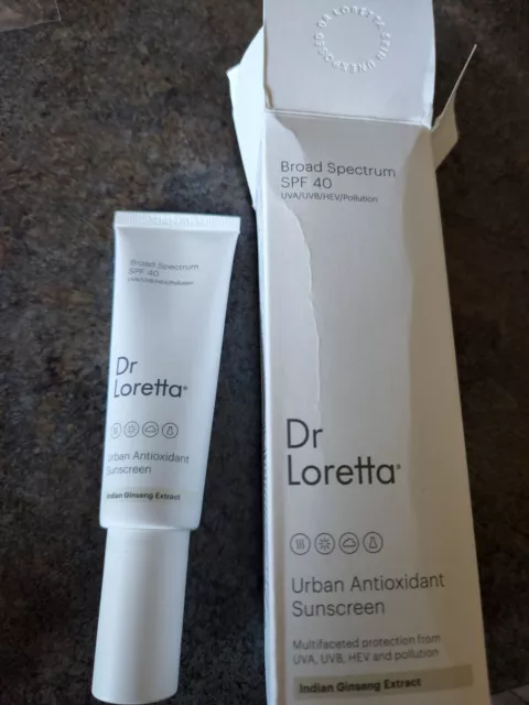 Dr Loretta Urban Antioxidant Sunscreen Broad Spectrum SPF 40 Full Size 1.7oz