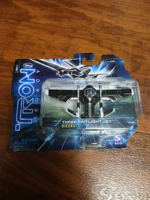 Tron Legacy Series 2 Three Man Light Jet Diecast Vehicle, Disney Spin Master