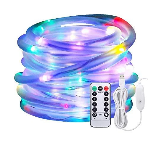 Afufu Lumières de corde menées lumières de corde de 10M alimentées par USB lu...