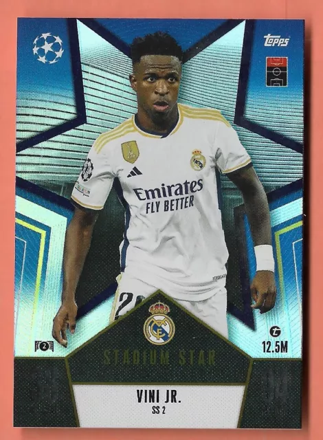 Topps Match Attax 2023-2024 CARD SS2 Vini Jr. Real Madrid CF Stadium Star Limit