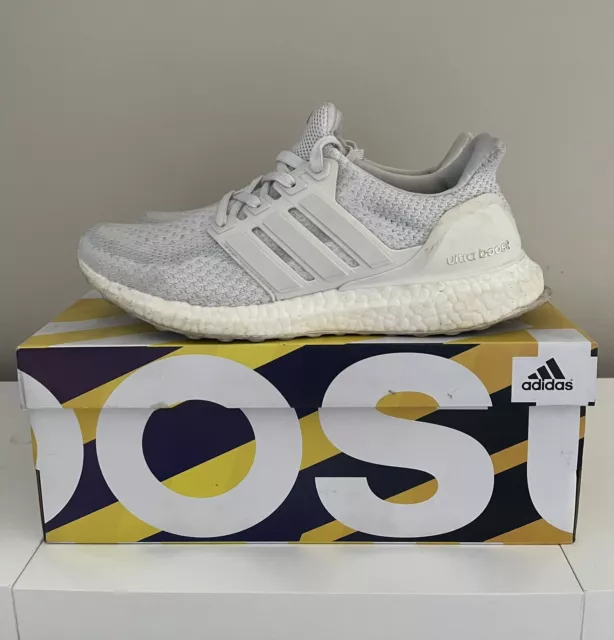 Womens Adidas Ultra Boost 1.0 Triple White - Size 6.5