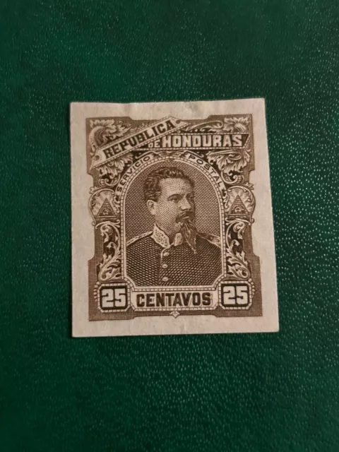 Honduras 1891 imperforate proof - lot 4 - 25 c darkbrown