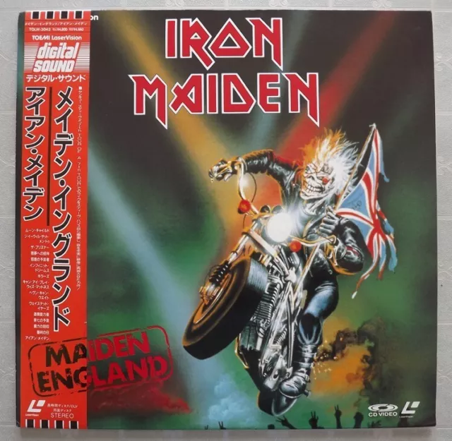 IRON MAIDEN • Maiden England • Laser Disc • Japan