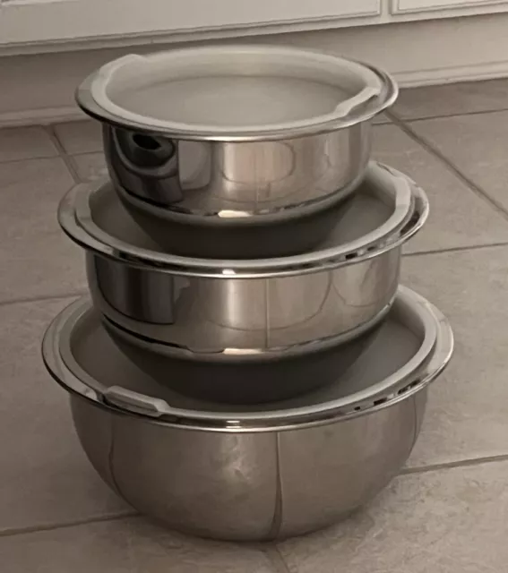 Wolfgang Puck 6-Piece Mixing Bowls Set (Stainless Steel