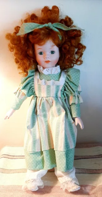 Vintage Porcelain 16" Doll from "THE HERITAGE MINT LTD. COLLECTION 1989".