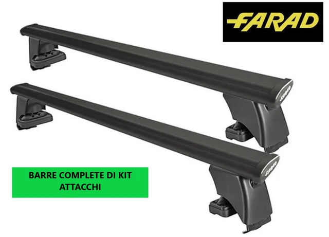 Barre Portatutto In Acciaio 130cm Per Dacia Sandero Streetway 5p 2021+, Tetto Senza Railing, Kit Montaggio Incluso