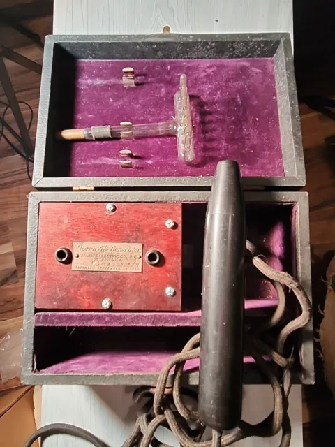 Antique Working Renulife Violet Ray Medical Quackery Quack
