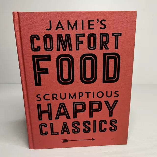 Jamie's Comfort Food by Jamie Oliver (2014, Hardcover) Red Cookbook VGC